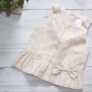 Janie and Jack top. Toddler 2T. Pink.